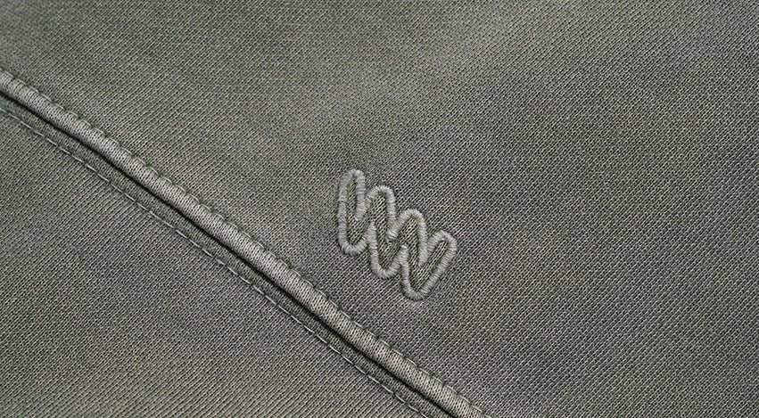 ダブルユーブイプロジェクト(WV PROJECT) Grain Pigment Sweatshirt Khaki MJMT7435