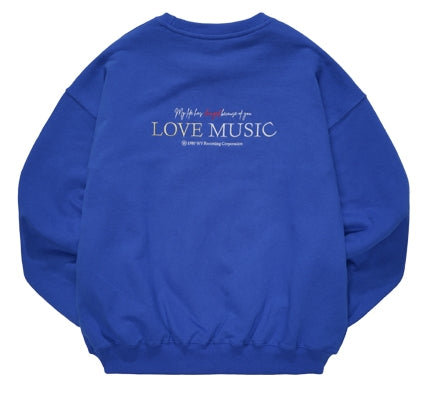 ダブルユーブイプロジェクト(WV PROJECT) Taps Sweatshirt Classic Blue SYMT7368