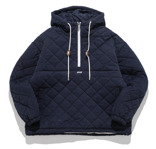 ダブルユーブイプロジェクト(WV PROJECT)  Beombi Quilted Anorak Navy MJOT7400