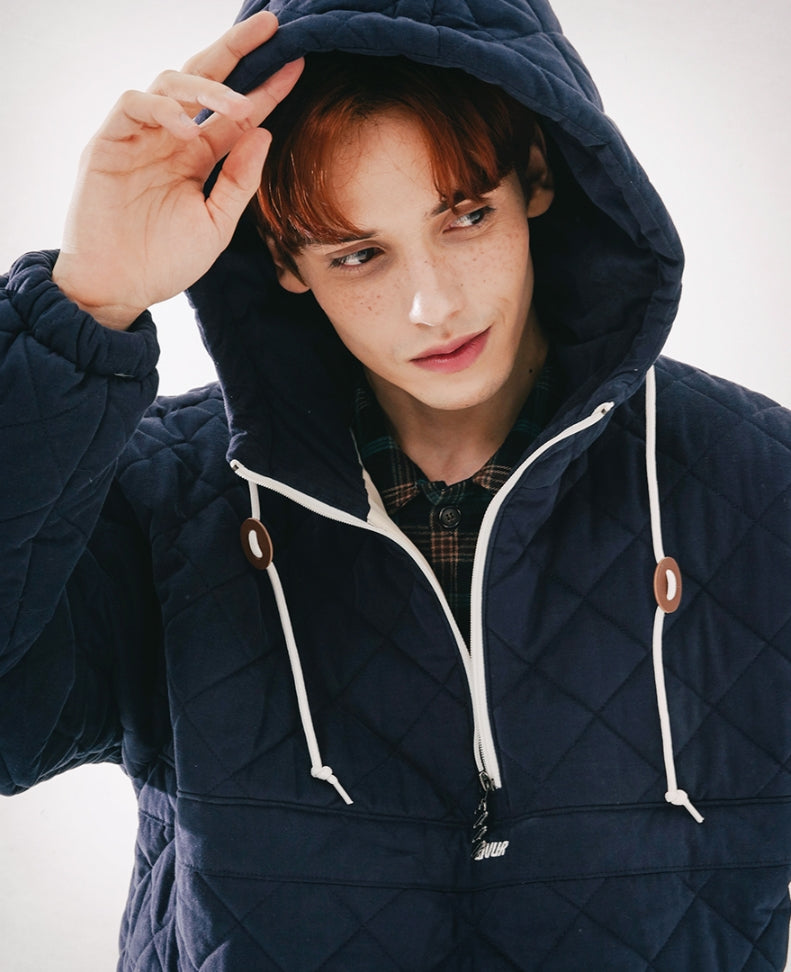 ダブルユーブイプロジェクト(WV PROJECT)  Beombi Quilted Anorak Navy MJOT7400