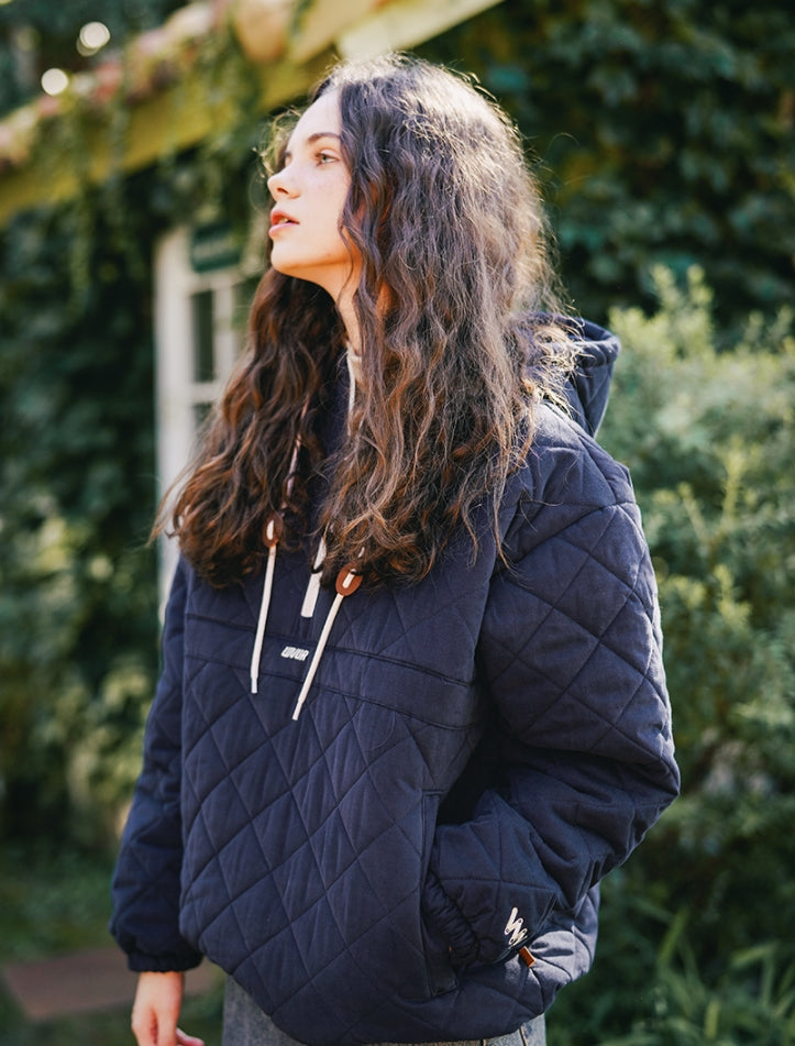 ダブルユーブイプロジェクト(WV PROJECT)  Beombi Quilted Anorak Navy MJOT7400