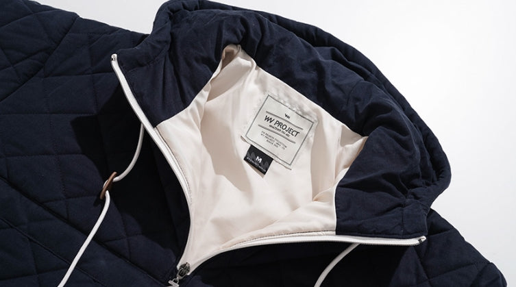 ダブルユーブイプロジェクト(WV PROJECT)  Beombi Quilted Anorak Navy MJOT7400