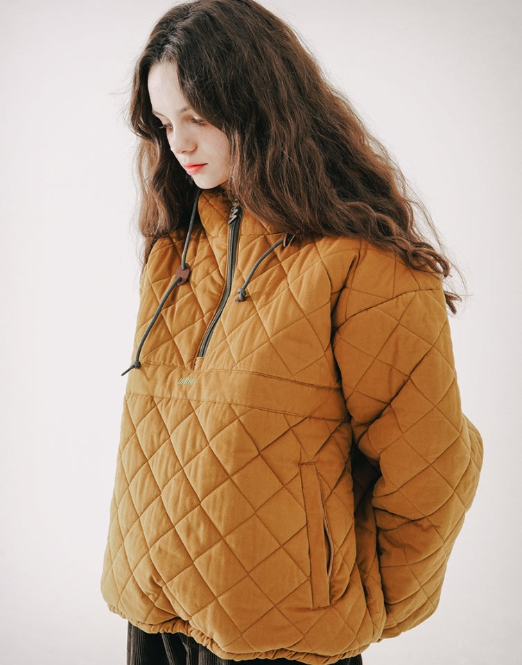 ダブルユーブイプロジェクト(WV PROJECT)  Beombi Quilted Anorak Camel MJOT7400