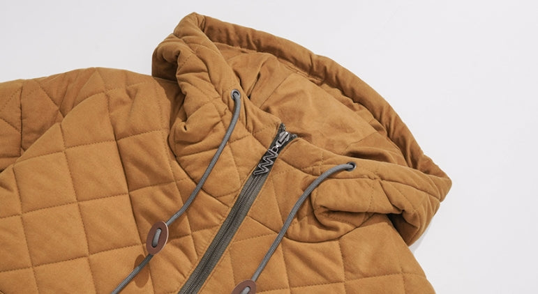 ダブルユーブイプロジェクト(WV PROJECT)  Beombi Quilted Anorak Camel MJOT7400