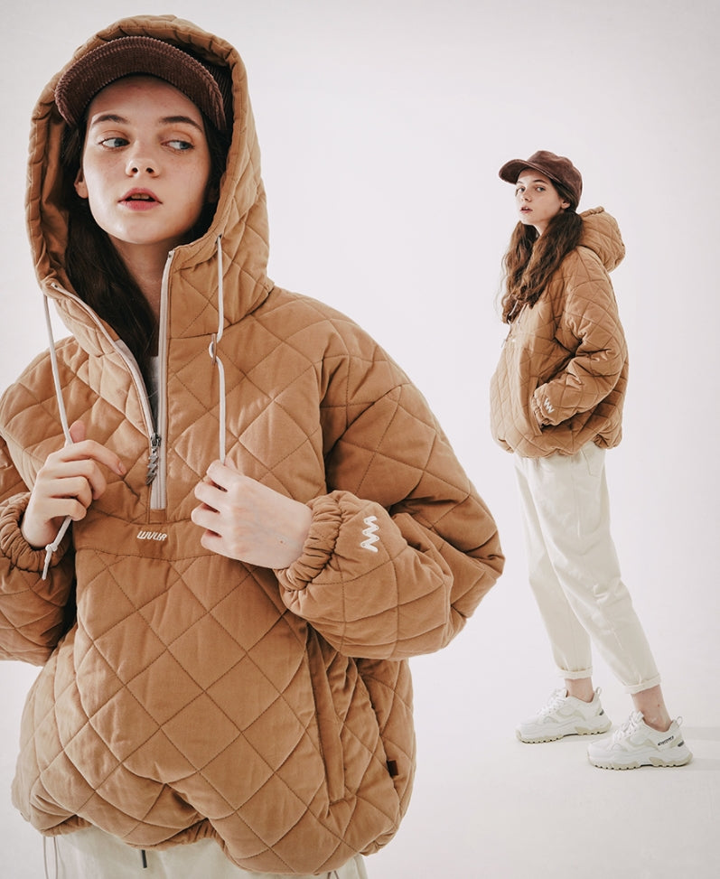 ダブルユーブイプロジェクト(WV PROJECT)  Beombi Quilted Anorak Cocoa MJOT7400