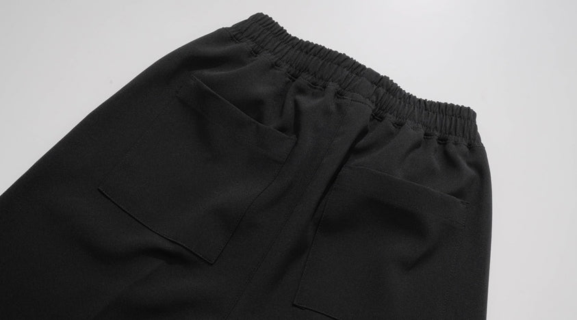 ダブルユーブイプロジェクト(WV PROJECT)  Ciabatta Wide Banding Slacks Balck CJLP7425