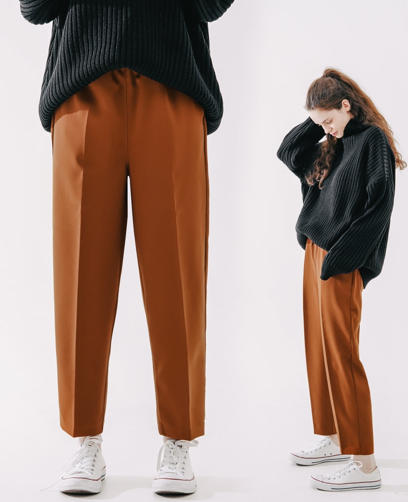 ダブルユーブイプロジェクト(WV PROJECT)  Ciabatta Wide Banding Slacks Brown CJLP7425