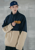 パーステップ(PERSTEP) CORDUROY POKET HALF ZIP-UP JACKET BEIGE SMOT4375