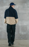 パーステップ(PERSTEP) CORDUROY POKET HALF ZIP-UP JACKET BEIGE SMOT4375