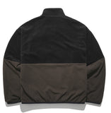 パーステップ(PERSTEP) CORDUROY POKET HALF ZIP-UP JACKET BLACK SMOT4375