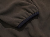パーステップ(PERSTEP) CORDUROY POKET HALF ZIP-UP JACKET BLACK SMOT4375