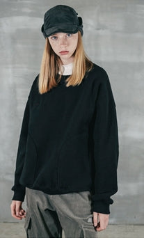 パーステップ(PERSTEP) ROUGH KING SWEATSHIRT BLACK SMMT4387
