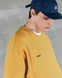 パーステップ(PERSTEP) ROUGH KING SWEATSHIRT MUSTARD SMMT4387