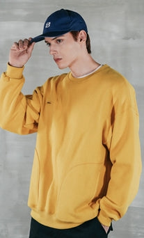 パーステップ(PERSTEP) ROUGH KING SWEATSHIRT MUSTARD SMMT4387