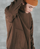 パーステップ(PERSTEP) ROUGH KING SWEATSHIRT BROWN SMMT4387