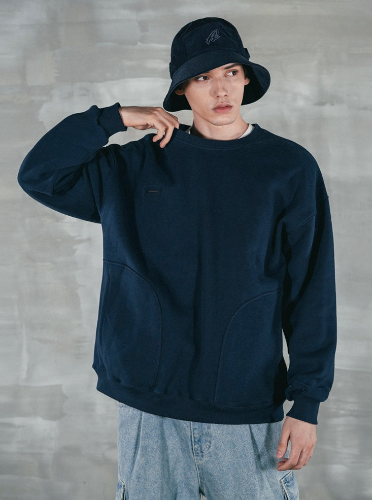 パーステップ(PERSTEP) ROUGH KING SWEATSHIRT NAVY SMMT4387