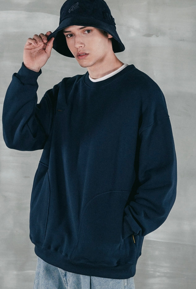 パーステップ(PERSTEP) ROUGH KING SWEATSHIRT NAVY SMMT4387