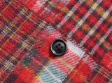 パーステップ(PERSTEP) SQUARE PATCH SHIRT RED SMLS4379
