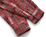 パーステップ(PERSTEP) SQUARE PATCH SHIRT RED SMLS4379