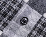 パーステップ(PERSTEP) SQUARE PATCH SHIRT GREY SMLS4379
