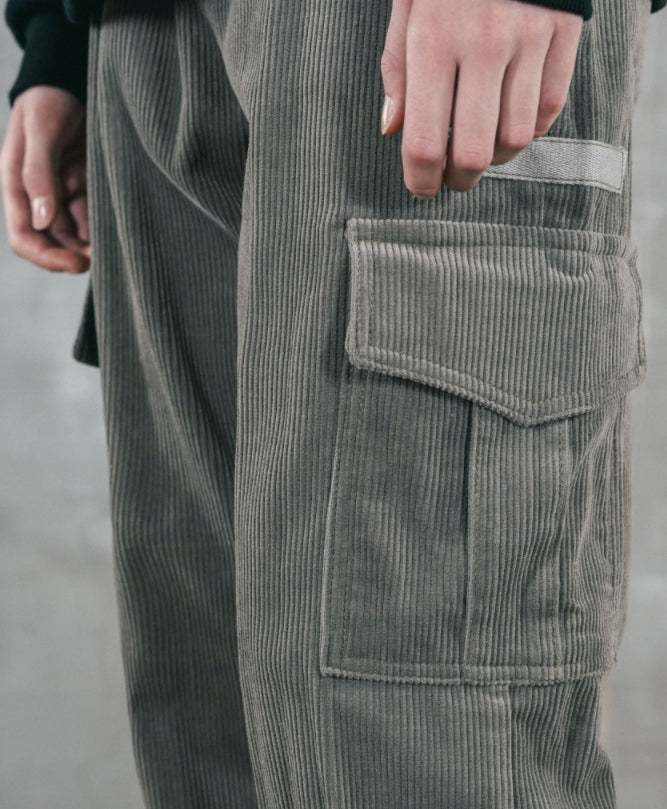 パーステップ(PERSTEP) POCKET CORDUROY PANTS GREY JULP4384