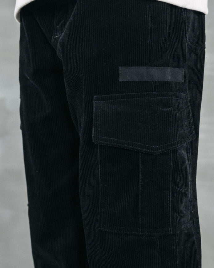 パーステップ(PERSTEP) POCKET CORDUROY PANTS BLACK JULP4384