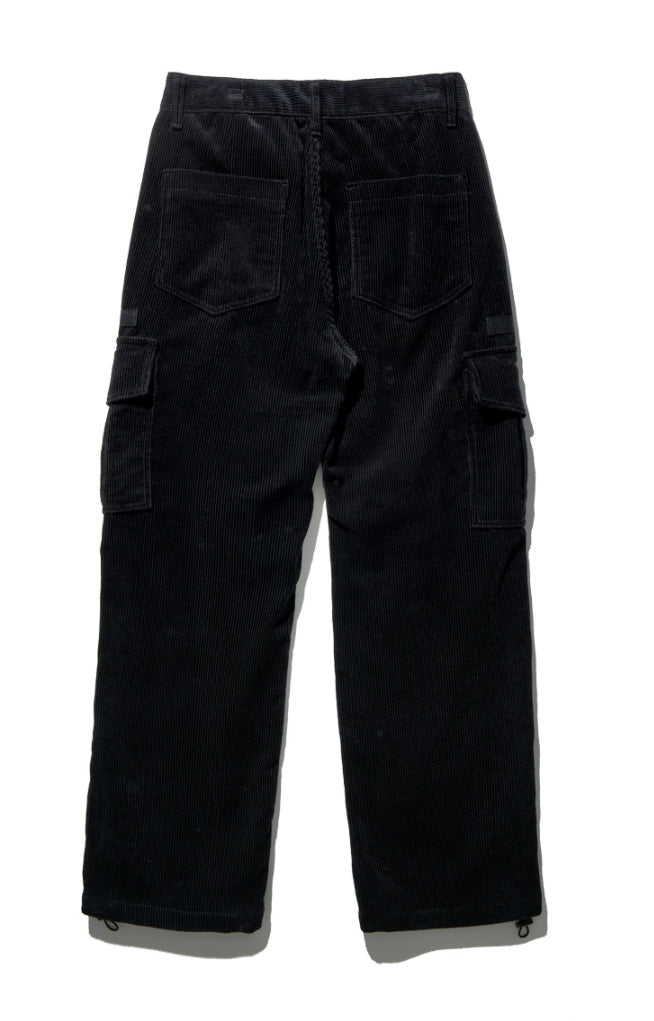 パーステップ(PERSTEP) POCKET CORDUROY PANTS BLACK JULP4384