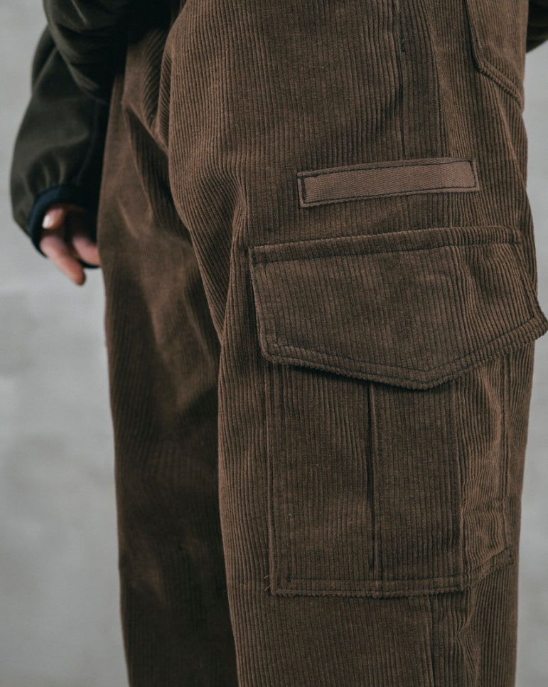 パーステップ(PERSTEP) POCKET CORDUROY PANTS BROWN JULP4384