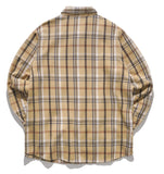 パーステップ(PERSTEP) TOPIC CHECK SHIRT BEIGE SMLS4380