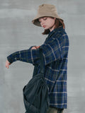 パーステップ(PERSTEP) TOPIC CHECK SHIRT NAVY SMLS4380