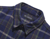 パーステップ(PERSTEP) TOPIC CHECK SHIRT NAVY SMLS4380