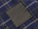 パーステップ(PERSTEP) TOPIC CHECK SHIRT NAVY SMLS4380