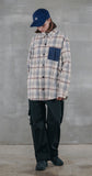 パーステップ(PERSTEP) TOPIC CHECK SHIRT IVORY SMLS4380