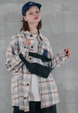パーステップ(PERSTEP) TOPIC CHECK SHIRT IVORY SMLS4380