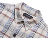 パーステップ(PERSTEP) TOPIC CHECK SHIRT IVORY SMLS4380
