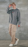 パーステップ(PERSTEP) NEW GROUND SWEATSHIRT CHARCOAL SMMT4385