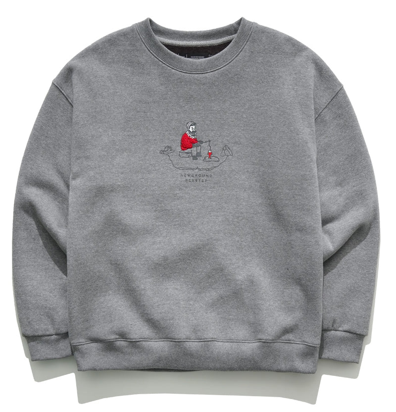 パーステップ(PERSTEP) NEW GROUND SWEATSHIRT CHARCOAL SMMT4385
