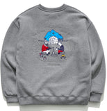 パーステップ(PERSTEP) NEW GROUND SWEATSHIRT CHARCOAL SMMT4385