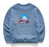 パーステップ(PERSTEP) NEW GROUND SWEATSHIRT BLUE GREY SMMT4385