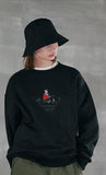 パーステップ(PERSTEP) NEW GROUND SWEATSHIRT BLACK SMMT4385