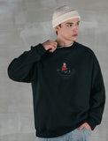 パーステップ(PERSTEP) NEW GROUND SWEATSHIRT BLACK SMMT4385