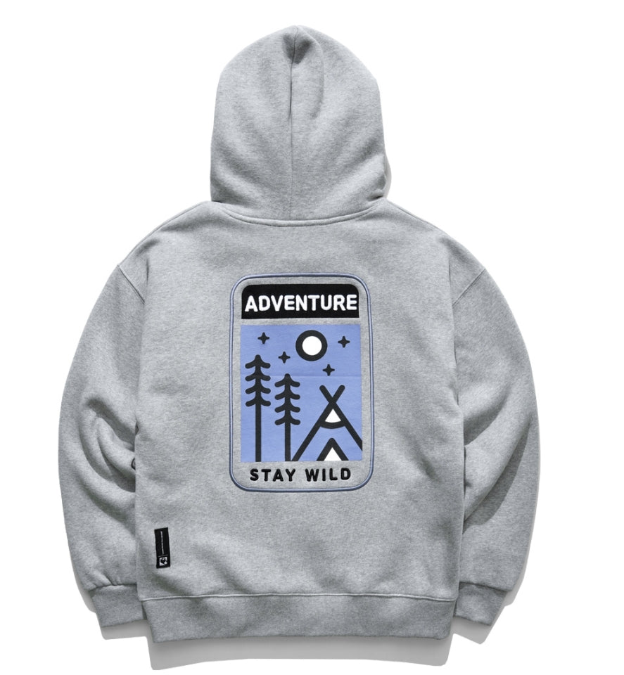 パーステップ(PERSTEP) ADVENTURE HOODIE GREY DEHD4381