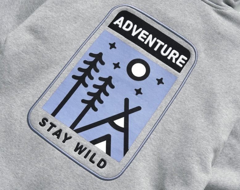 パーステップ(PERSTEP) ADVENTURE HOODIE GREY DEHD4381