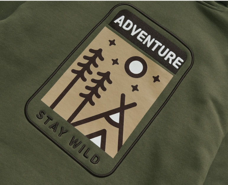 パーステップ(PERSTEP) ADVENTURE HOODIE KHAKI DEHD4381