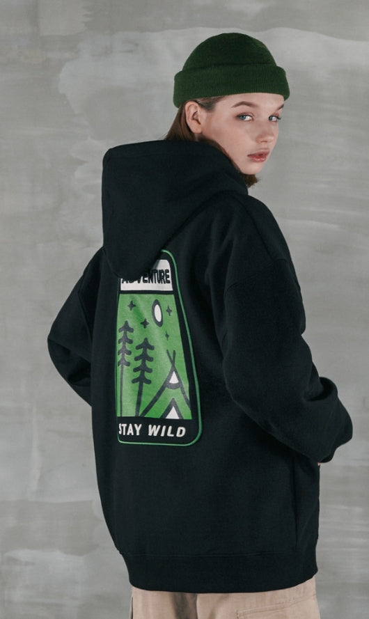 パーステップ(PERSTEP) ADVENTURE HOODIE BLACK DEHD4381