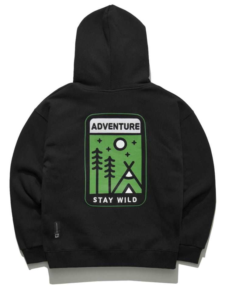 パーステップ(PERSTEP) ADVENTURE HOODIE BLACK DEHD4381