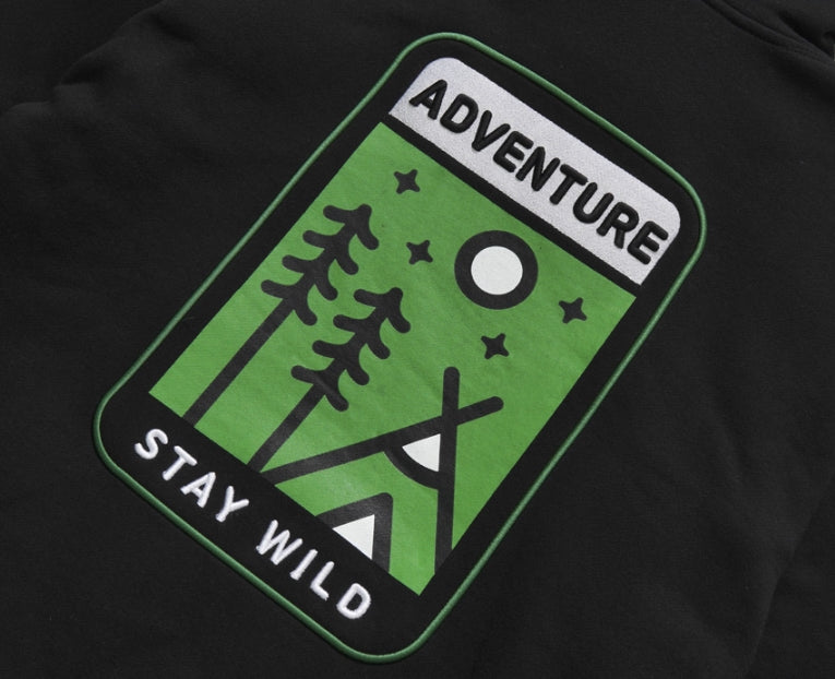 パーステップ(PERSTEP) ADVENTURE HOODIE BLACK DEHD4381