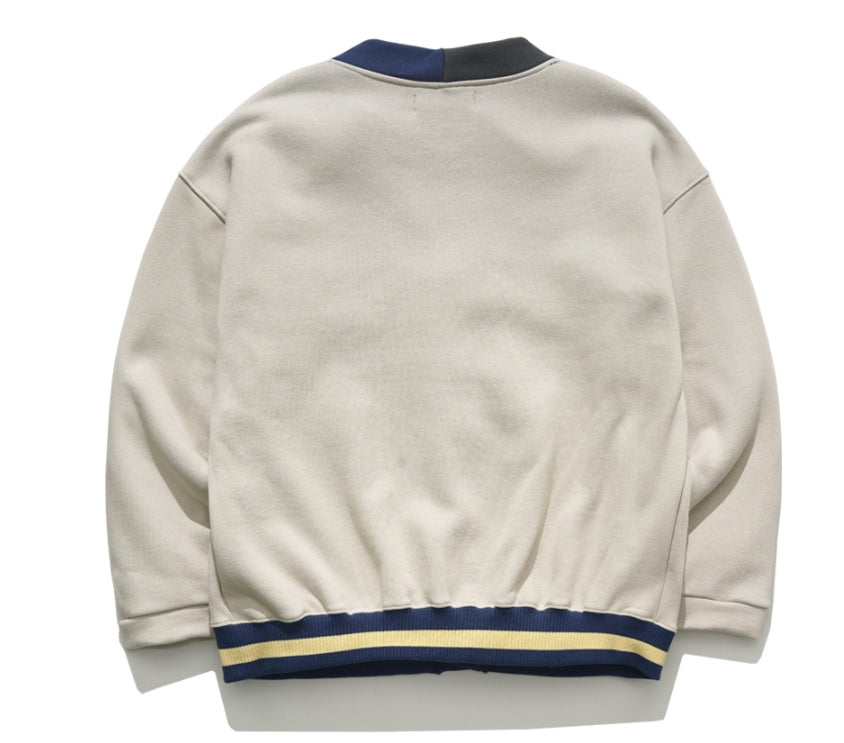 パーステップ(PERSTEP) BASIC COTTON CARDIGAN LIGHT BEIGE SMOT4378