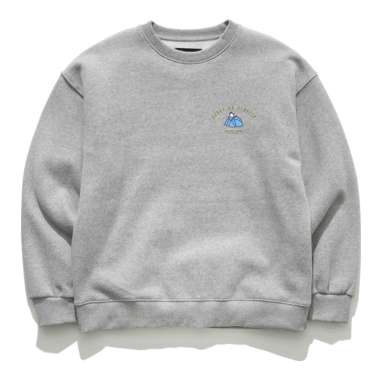 パーステップ(PERSTEP) CARRY ON SWEATSHIRT GREY SMMT4383