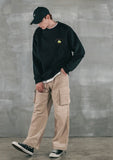 パーステップ(PERSTEP) CARRY ON SWEATSHIRT BLACK SMMT4383